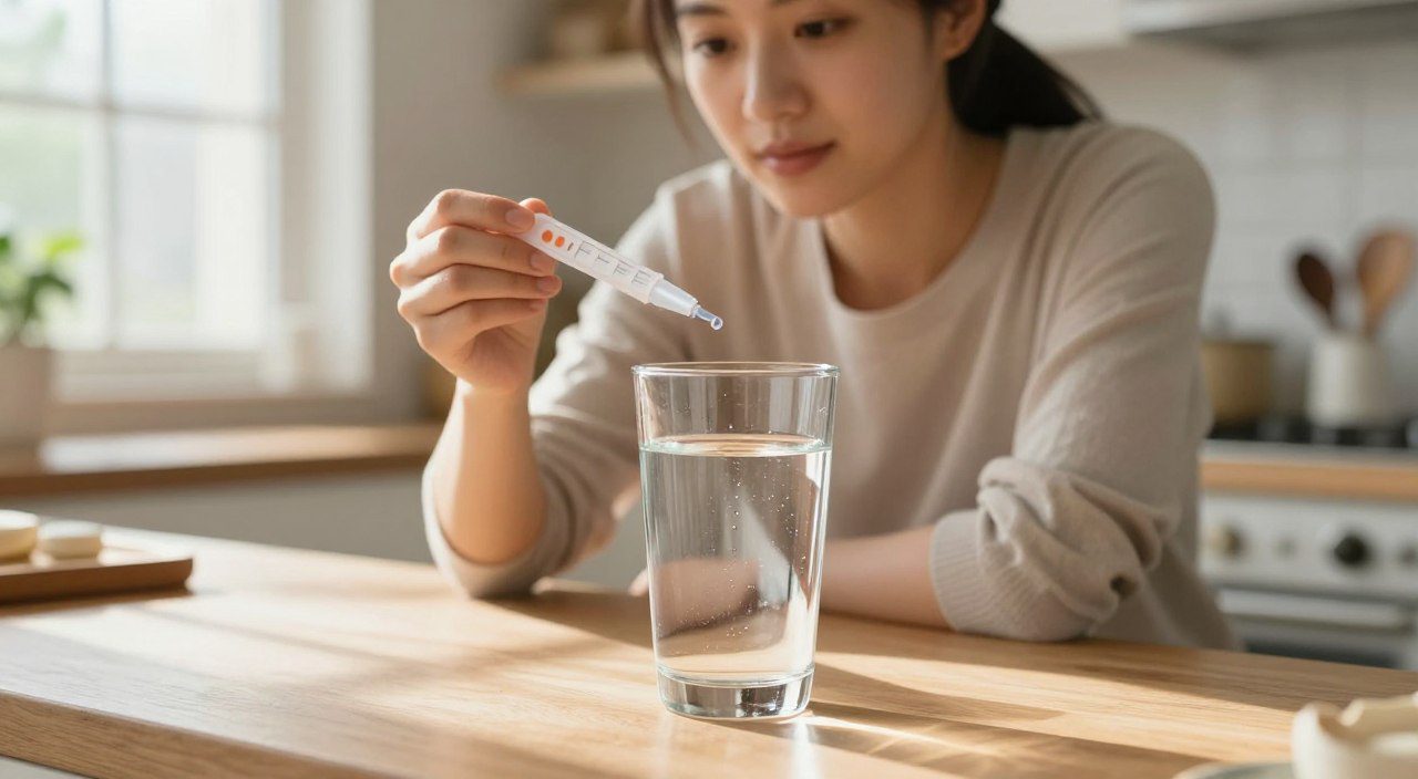 Como identificar e medir a água dura na sua cozinha