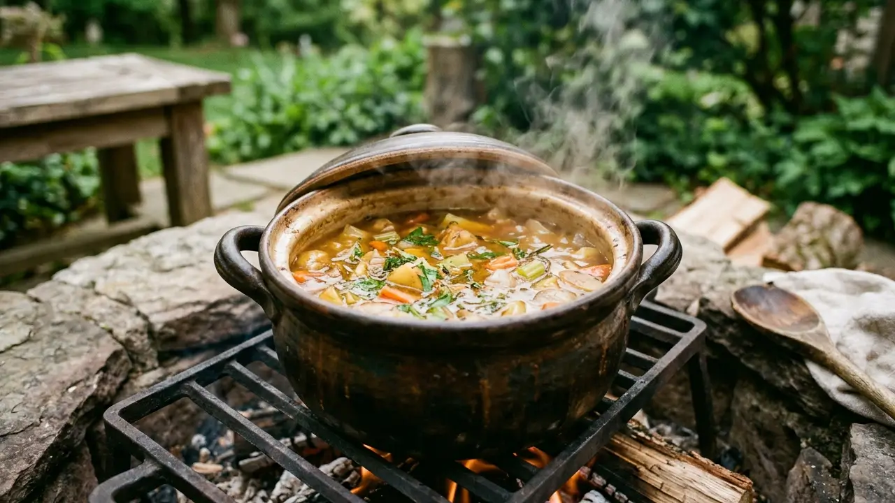 o que é ensopado na culinária prato cozido com caldo e legumes